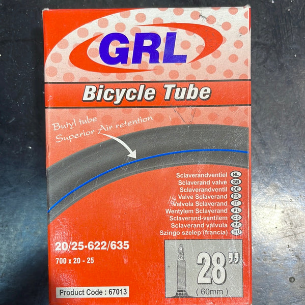 GRL cykelslange 60mm ventil