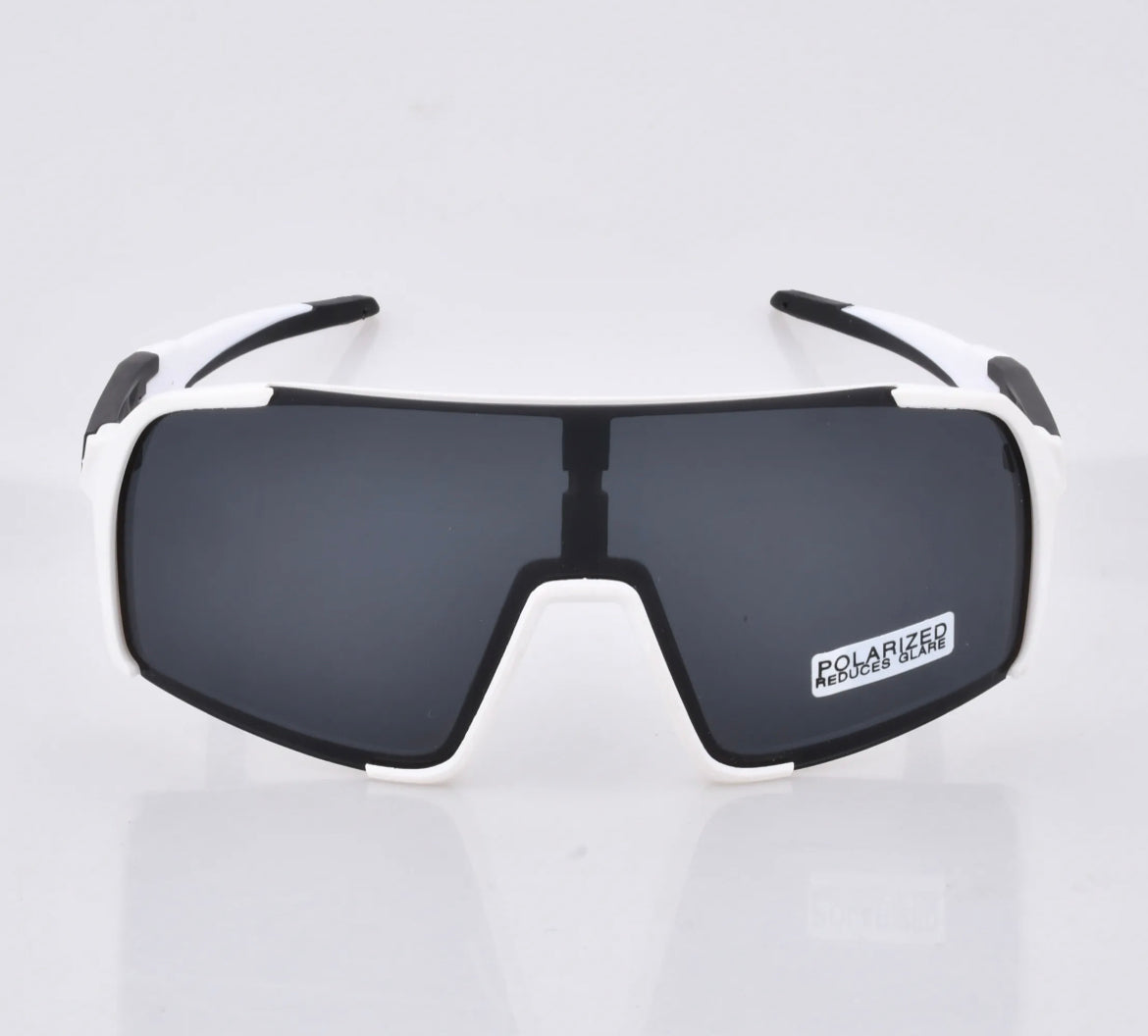 FLY VISION solbrille - polariseret Hvid/Sort