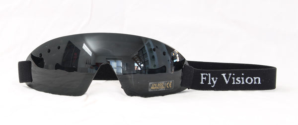 FLY VISION monté og galop brille - SMOKE BLACK LINSE